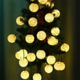 thumbnail image 1 of 4.9Ft Outdoor White Lantern String Lights, Mini Lantern String Lights with 10 Nylon Lantern Lights, Hanging Waterproof String Lights for Patio Bedroom Wedding Party Decoration, White, 1 of 7
