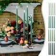 thumbnail image 1 of Rojia 9.8 Inch Spiral Taper Candles for Home Decoration, 4 Pack Gradient Candlesticks for Dinner Party Wedding Holiday Spring Xmas Home Indoor, 1 of 7