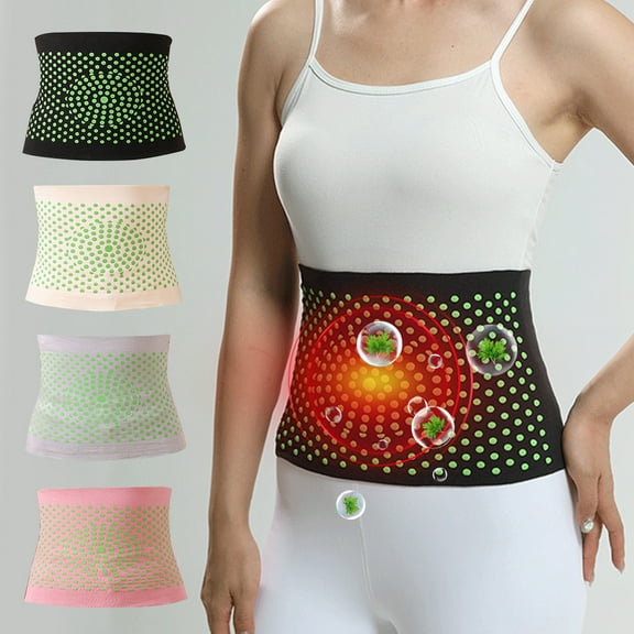 Advanced Herbaceous Plants Waist Support Warm Belt, Heated Waist Support, Warm Cold-Proof Fever Stomach Protection Belly