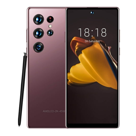 Android Phones 4G, 6.8 Inch 3+64G Cell Phone Dual Sim, 2MP Rear Camera System, 3500mAh Smart Phone Mobile Phone Large Storage Face Unlock Cellphone