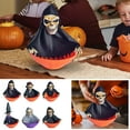 thumbnail image 1 of Animated Halloween Candy Bowl Electric Scary Holder Activated Candy Dish with LED Eyes Creepy Sound and Moving Skeleton Hand for Halloween, 1 of 3
