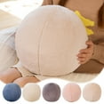 thumbnail image 1 of Ball Pillow, Soft Round Throw Pillows, Sphere Shaped Pillow Round Decorative Pillow, 11.8 Inch Round Plush Pillow Cushion for Couch, Sofa, Bedroom, 1 of 8