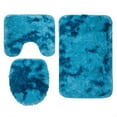 thumbnail image 1 of Rojia Bathroom Rugs Bath Mat set, Bath Rug, Contour Mat, Toilet Seat Cover, Super Long Soft Water Absorbent Non-Slip Bath Mats for Bathroom Floor, Tub and Shower Room, Machine Washable, 1 of 6