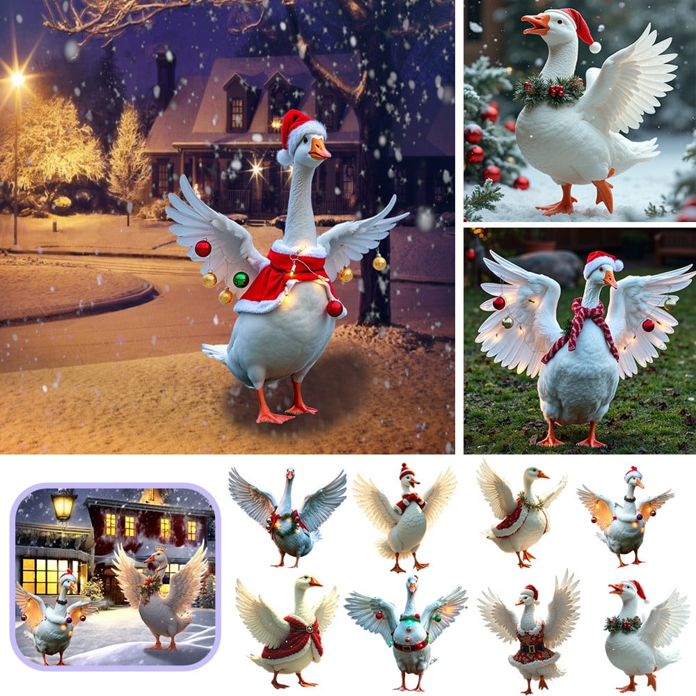 FUTUREORYY 2 Pièces Santa Claus Acrylic Door Sign Reusable