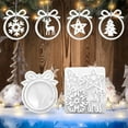 thumbnail image 1 of Christmas Trees, Snowflakes, Stars and Elk Shapes Silicone Mold for DIY Pendant Wall Hanging Decoration Jewelry Aromatherapy Plaster Xmas Tree Decor, 1 of 4