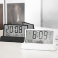 thumbnail image 1 of Digital Wall Clock Battery, Transparent Multifunctional Electronic Clock With Large Display Screen For Living Room, Bedroom, Desk Decor (3x5 Inch), 1 of 7