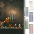 thumbnail image 1 of Dripless Candles Scent Candle Sticks, 4Pcs 10 Inch Orange Candlesticks Scented Tapered Candle Long Taper Candles for Dinner Decor Housewarming Women Gift Idea, 1 of 6