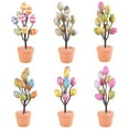 thumbnail image 1 of Easter Artificial Eggs Tabletop Tree Decor, Colorful Easter Egg Bonsai for Spring Party Decorations, 1 of 4
