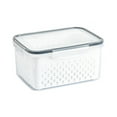 thumbnail image 1 of Fruit Vegetable Storage Containers for Fridge, Produce Saver Containers for Refrigerator Organizer Bins, Plastic Produce Keepers with Lid, 1 of 8