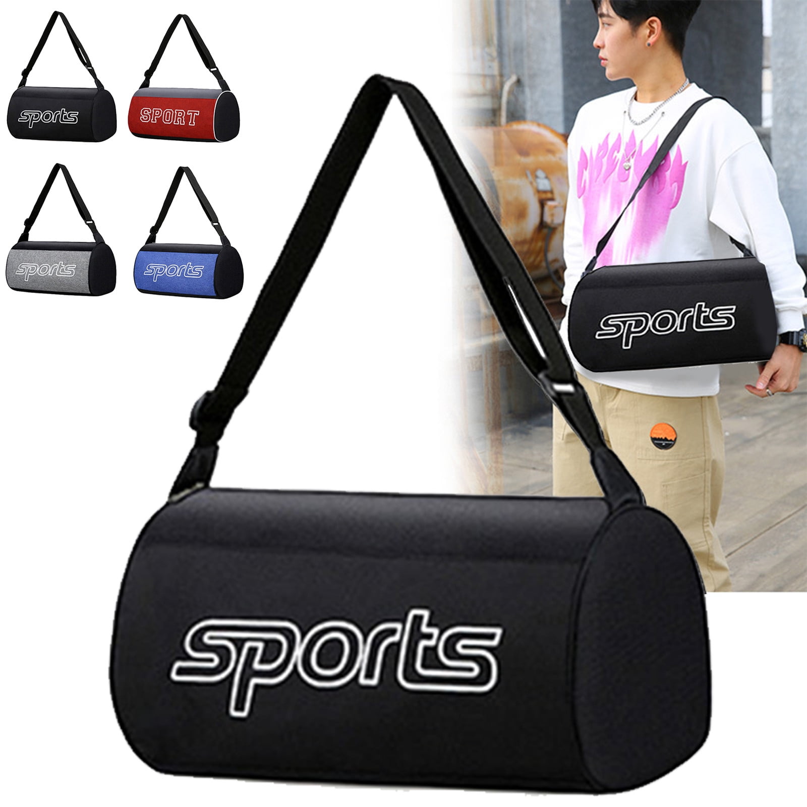 Gym Bag for Women Mens with Wet Shoe Compartment,Small Duffle Bag for Travel Sport Gym Tote Bags Workout Bag Overnight Weekend-er Bag Travel Bag