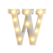 Light Up Letters, LED Letter Lights 26 Alphabet Night Light, Decorative Lighted Letter, Battery Powered Marquee Letters for Party Bar Home Decor