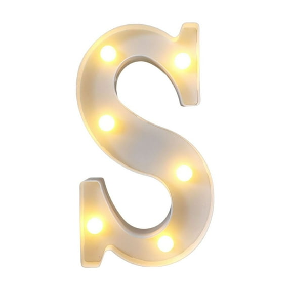 Light Up Letters, LED Letter Lights 26 Alphabet Night Light, Decorative Lighted Letter, Battery Powered Marquee Letters for Party Bar Home Decor