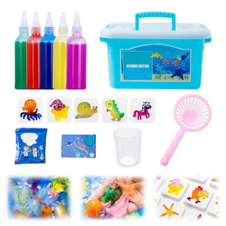 Magic Water Elf Toy Kit, Aqua Fairy Water Gel Kit, Handmade Magic Fairy Water Gel Set, DIY Magic Water Gel Kit, Gifts for Christmas Birthday Holiday