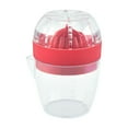 thumbnail image 1 of Manual Juicer, Small Citrus Hand Juicer Orange Lemon Manual Squeezer with Built-In Measuring Cup and Strainer, Perfect for Lemon Lime Grapefruit with Easy Pour Spout, 1 of 6