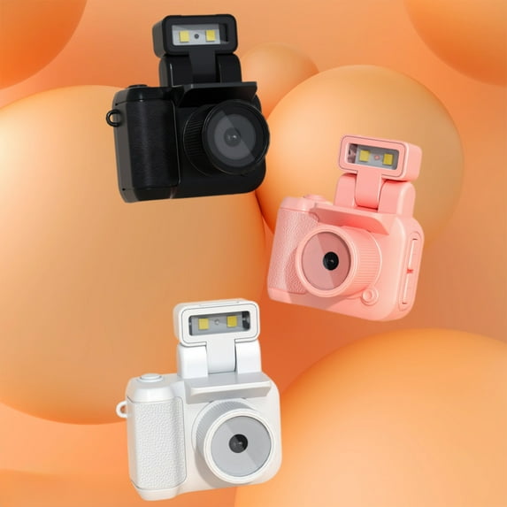 Mini Digital Camera with 1.4 in LCD Screen 1080P Charging Base Monoreflexes Shaped CMOS Small Compact Portable Camera Easy to Operate