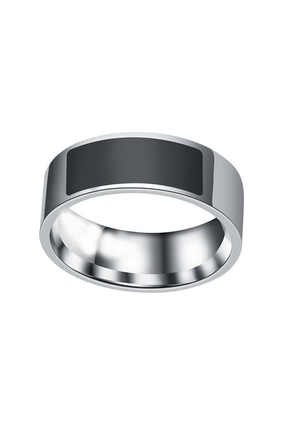 Nfc Multifunctional Waterproof Intelligent Ring Smart Wear Finger Digital Ring, Convenient Handled, Black