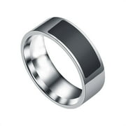 Nfc Multifunctional Waterproof Intelligent Ring Smart Wear Finger Digital Ring, Convenient Handled, Black