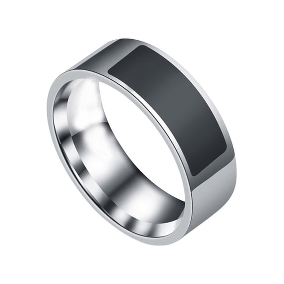 Nfc Multifunctional Waterproof Intelligent Ring Smart Wear Finger Digital Ring, Convenient Handled, Black