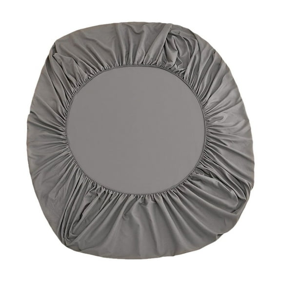 Polyester Fitted Bottom Sheet, Velvety Soft Heavyweight, Double Brushed Polyester, Deep Pocket, 54.3x74.8x11.8in