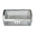 thumbnail image 2 of Rolling Grill Basket – Round Mesh Rotisserie Cage, Stainless Steel 2 of 12
