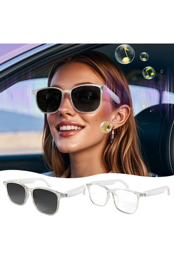 Smart Glasses for Men & Women, Bluetooth Sunglasses with Speakers, Music Sunglasses