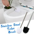 thumbnail image 1 of Toilet Brush Head, Angle Simple Replacement Brush Head, Toilet Bowl Brush Head, Toilet Bowl Cleaning Brushes, Toilet Scrubber, Brush Wand 13.77inch, 1 of 8