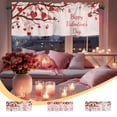 thumbnail image 1 of Valentine Curtain Valance for Window Decor, Valentines Day Decor Red Pink Love Heart Valentine Branches Short Curtain Rod Pocket Valance for Kitchen Living Room, 1 of 7