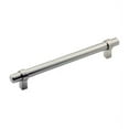 thumbnail image 1 of Rok 10-Pack Euro Loop Style Solid Metal Pull/Handle Brushed Nickel 7-9/16" (192 mm) Hole Centers, 9-3/16" Overall Length, 1 of 7