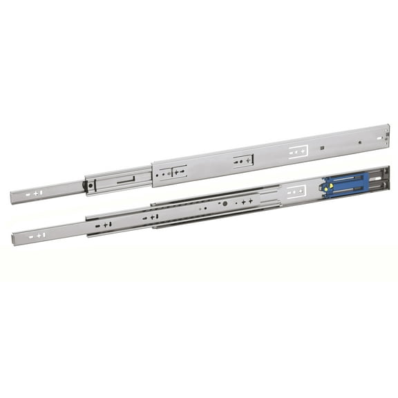 Rok 22" Soft Close Drawer Slides, Full Extension, Side Mount Ball Bearing 130 lb. Capacity