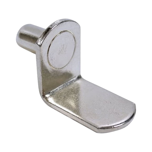 Rok 50 Pack 1/4" L-Shaped Shelf Support Bracket, Nickel