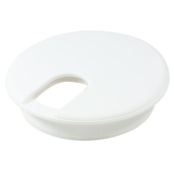 Rok Hardware 10 Pack Round Grommet, 3" (76mm) Diameter, ABS Plastic in White Finish