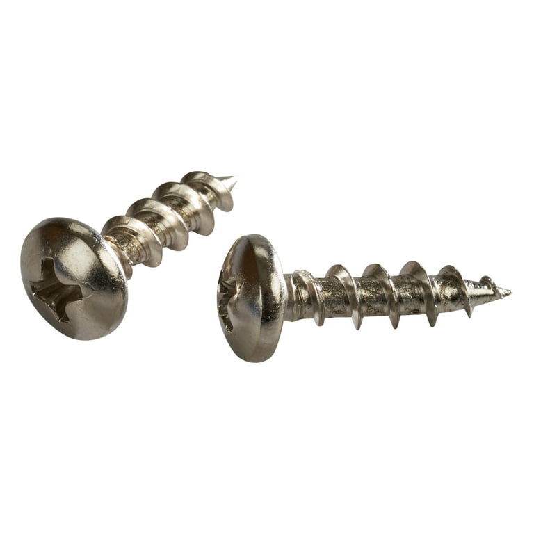 Everbilt #4 X 3/4 In. Phillips Pan Head Zinc Plated Sheet Metal Screw (100-Pack) 802462 - The Home Depot - Foto 3