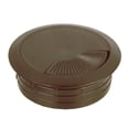 thumbnail image 1 of Rok Hardware 25 Pack Round Grommet, 2-3/8" (60mm) Diameter, Made of ABS, Brown, 1 of 2