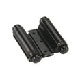 thumbnail image 1 of Rok Hardware 3"Double Action Steel Spring Hinge, Set of 2, Flat Black, 1 of 2