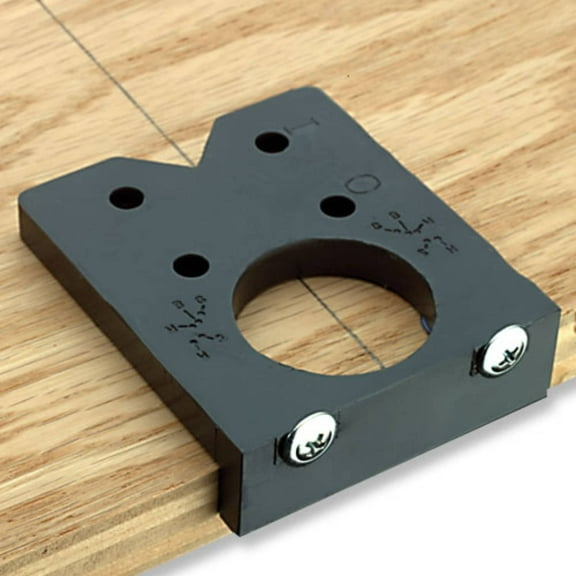 Rok Hardware Easy Drill Concealed Hinge Boring Jig - Black