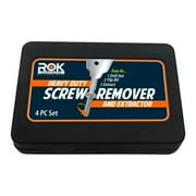Rok Hardware Heavy Duty 4 Piece Double Headed Drill Bits Screw Extractor