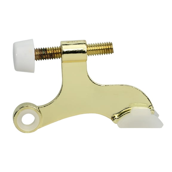 Rok Hardware Heavy Duty Hinge Pin Door Stop, Brass
