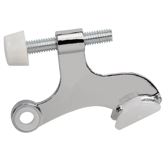 Rok Hardware Heavy Duty Hinge Pin Door Stop, Chrome