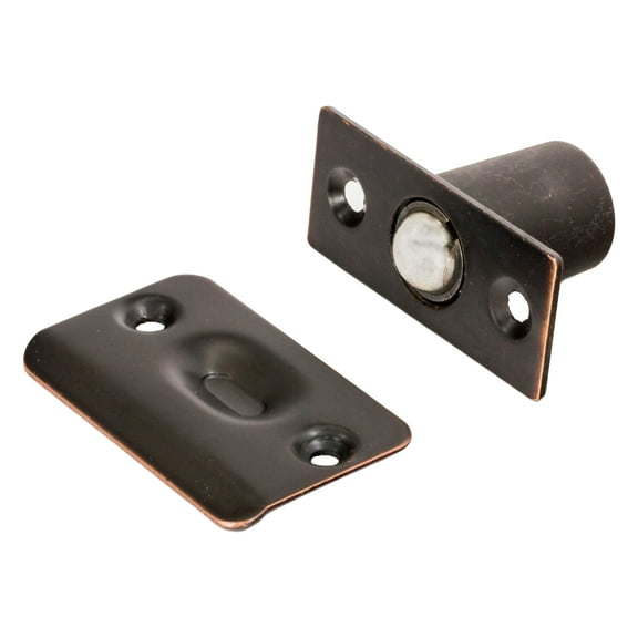 Rok Hardware Oil Rubbed Bronze Adjustable Ball Catch Latch Cabinet Door With Radius Corners