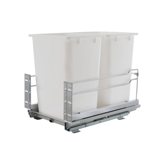 Rok Hardware Trash and Recycling Center for Dual Waste Bins, 2x 36 Quart