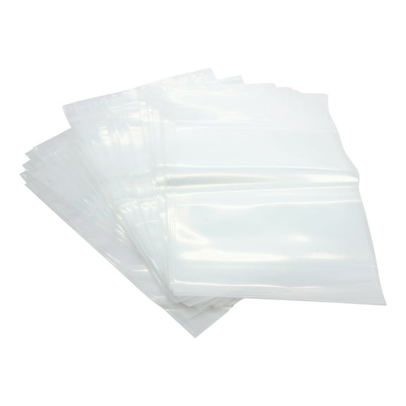 Rok Harware 8" x 10" 4 Mil Zip Lock Reclosable Poly Bag, Pack of 100