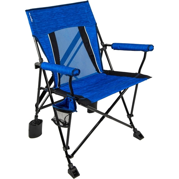 Rok-it, Rocking Camp Chair - Enjoy The Outdoors with a Rocker Camp Chair - Multipurpose Portable Rocking Chair, Folding Chair, Lawn Chair, and Sports Chair - Maldives Blue