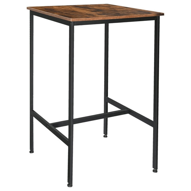 RokiaTek Bar Table，Small Kitchen Table High Top Pub Table Height Sturdy