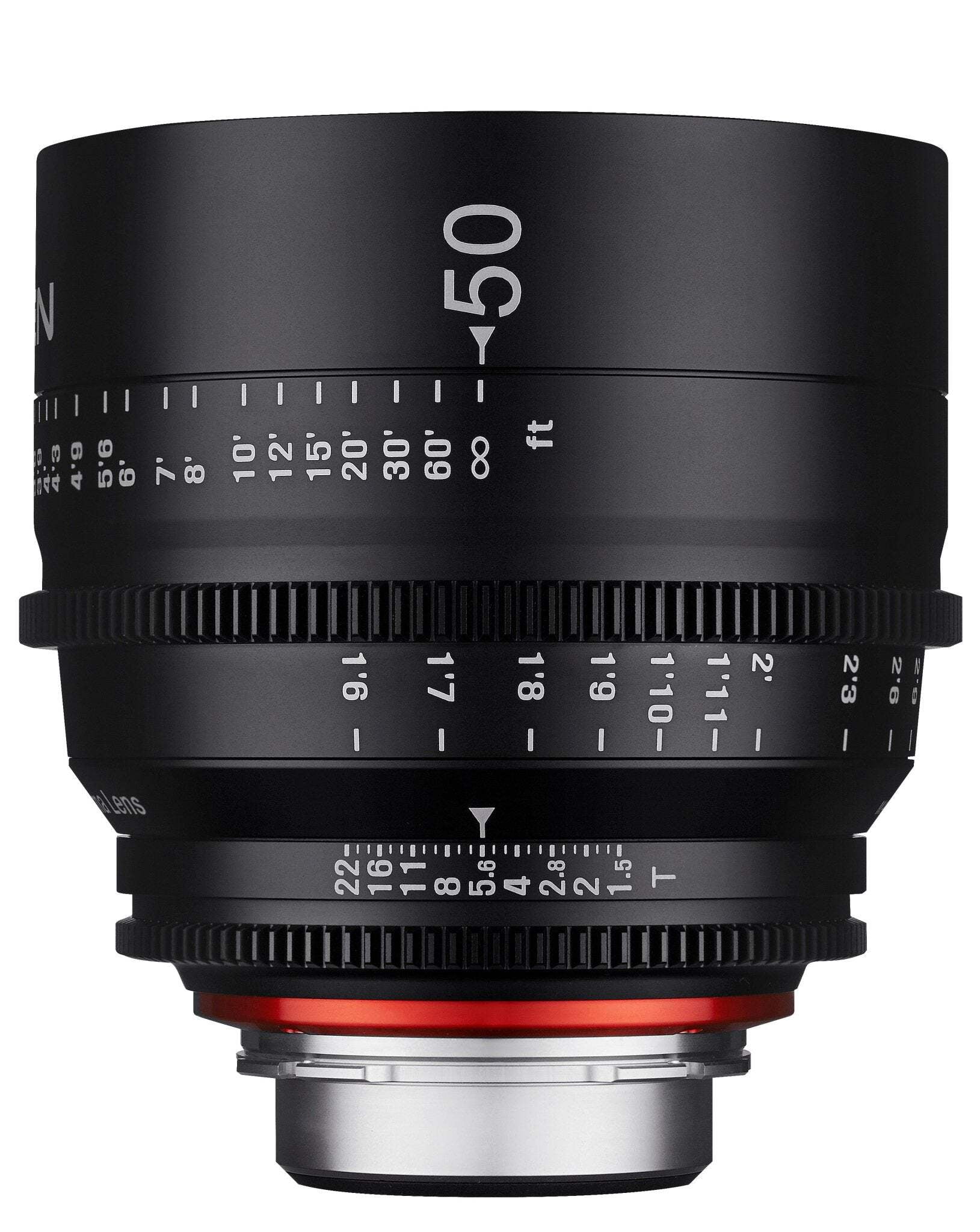 Rokinon Xeen XN50-C 50mm T1.5 Professional Cine Lens for Canon EF 