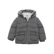 ROKKA & ROLLA Rokka&Rolla Baby Boys' Infants Puffer Coat Toddler Hooded Winter Jacket, Sizes 6-24M