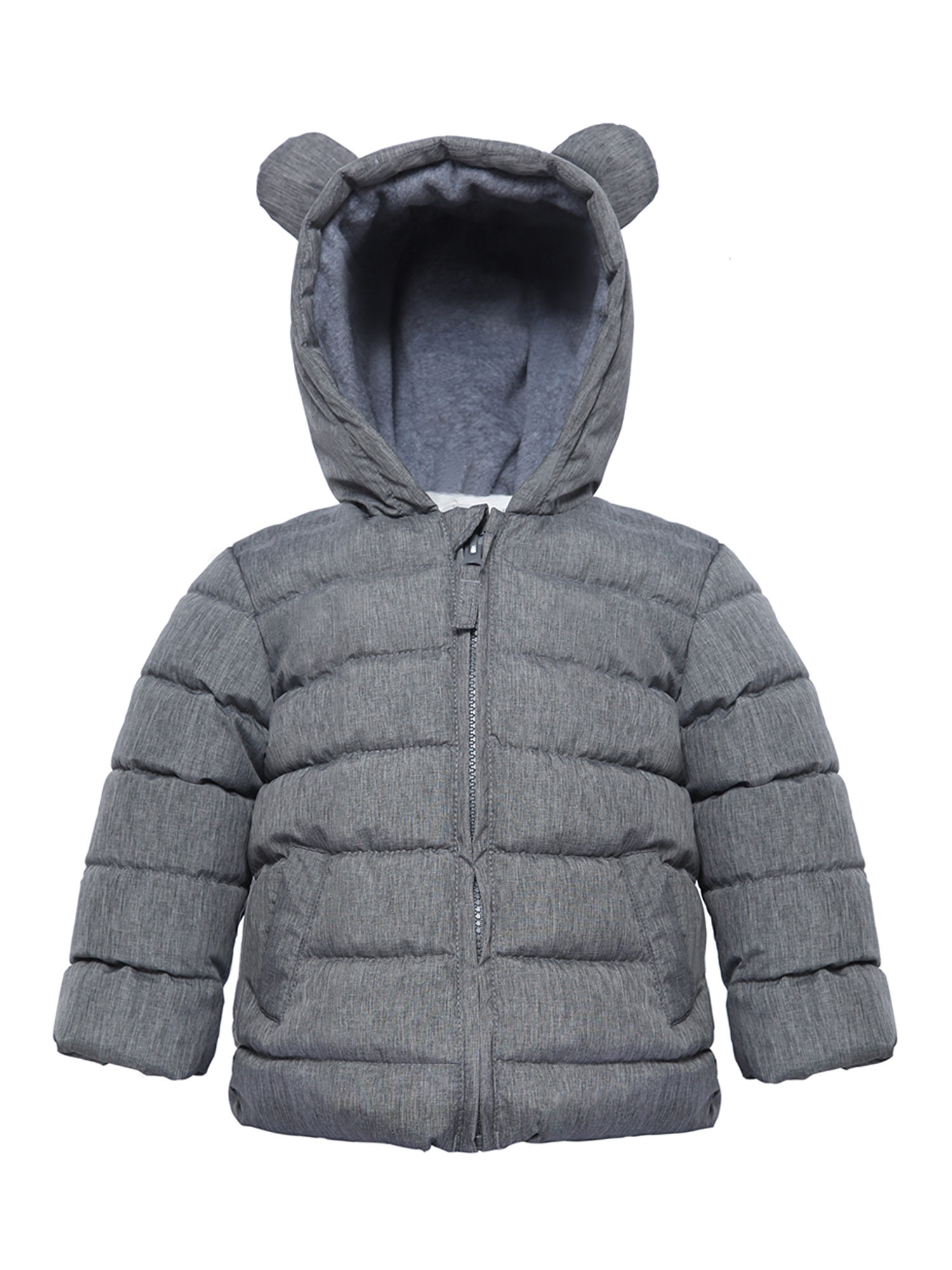 Rokka&Rolla Baby Boys' Warm Winter Coat - Toddler Fleece Puffer Jacket, Sizes 6-24M - image 1 of 7