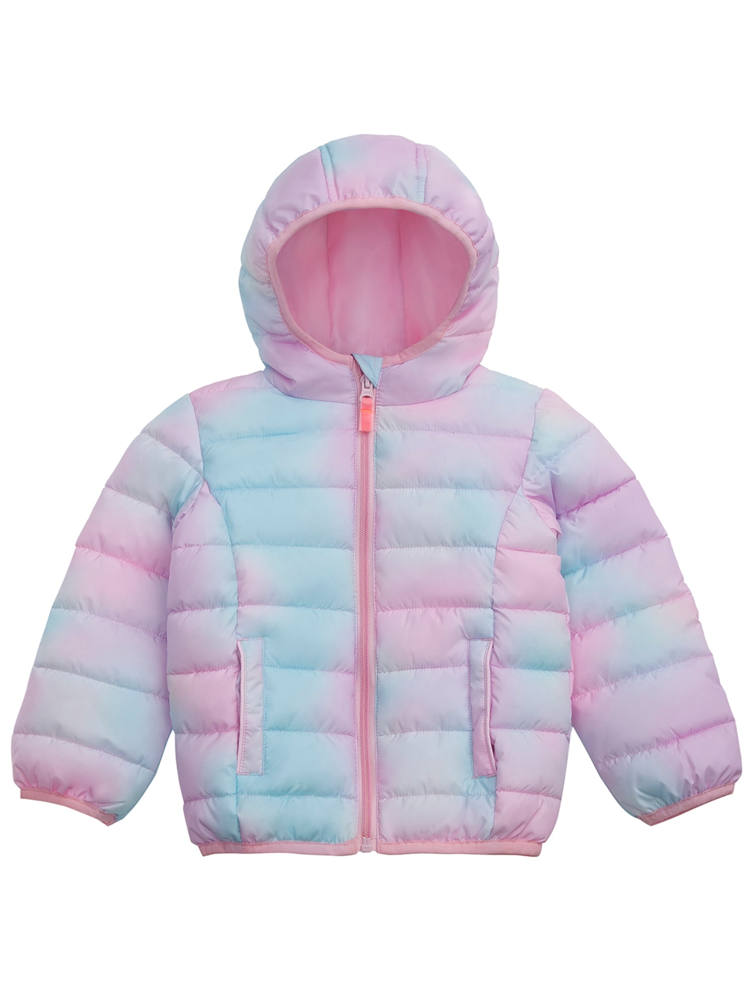Rokka&Rolla Baby Girls' Light Puffer Jacket Toddler Winter Coat, Sizes ...