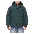 thumbnail image 1 of Rokka&Rolla Boys' Grid Winter Coat Kids' Fleece Lined Jacket, 1 of 11