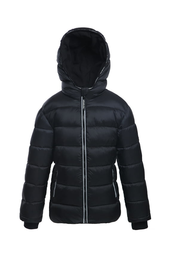 Rokka&Rolla Boys' Heavy Winter Puffer Jacket Bubble Coat, Sizes 4-18