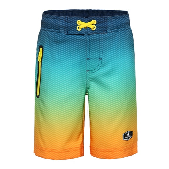 Rokka&Rolla Boys' Quick Dry Board Shorts Mesh Lined Swim Trunks, UPF 50+, Sizes 4-18